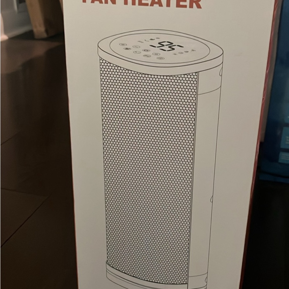 Lasko White Fan Heater